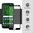 Full Coverage Tempered Glass Screen Protector for Motorola Moto G6 Plus - Black